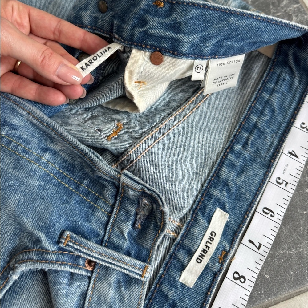 GRLFRND Karolina Distressed Denim Jean - Size 27 - EUC - Light Wash - Picture 5 of 10